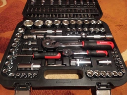 Набір інструментів 1/2" & 1/4", 110 од., SUPER LOCK STORM, Cr-V INTERTOOL ET-8110
