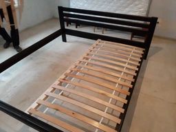 Двуспальная деревянная кровать Mebigrand Премьера Орех лесной 140х190 см (MBG-2745) фото от покупателей 2