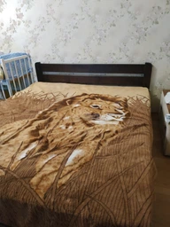 Двуспальная Кровать из дерева сосна 120*200 Престиж MECANO цвет Светлый орех 19MKR05