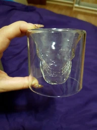 Стакан-череп UFT Skull Glass с двойным дном 70 мл (uftskullglass) фото от покупателей 7