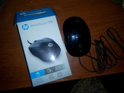 Мышь HP Wired 1000 USB Black (4QM14AA)
