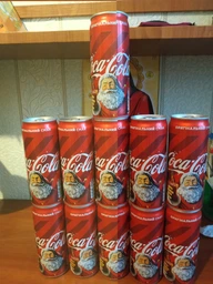 Упаковка безалкогольного напитка Coca-Cola 0.33 л х 12 банок (5449000000996) фото от покупателей 10