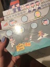 Настольная игра Djeco Морской бой (дерево) (Naviplouf) (DJ05270) фото от покупателей 3