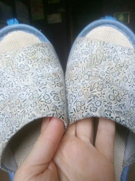 Женские домашние тапочки с открытым носком FX shoes 11033 38-39 25.5 см Голубые (2820000003294) фото от покупателей 1