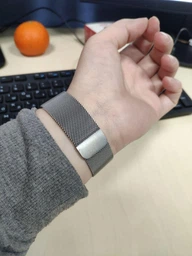 Ремешок для Amazfit BIP | Bip Lite | Bip U / Pro/ Mini | GTS | GTS 2 /3 | Gtr 42mm миланская петля 20мм Milanese loop Браслет Черный BeWatch (1010201) фото от покупателей 15
