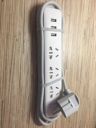 Мережевий фільтр Xiaomi Power Strip, 3 розетки/3xUSB-A, 15W, 1.8 м, White (XMCXB01QM)
