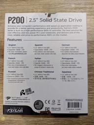 Накопичувач SSD 512GB Patriot P200 2.5" SATAIII TLC (P200S512G25) фото від покупців 2