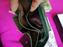 Кошелек женский кожаный Kafa RFID AE214 красный фото от покупателей 7
