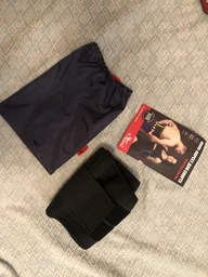 Пояс корсет для тренировок MedAtlantic BODY FITNESS S Черно-синий (КПО-6М-(cS)) фото от покупателей 6