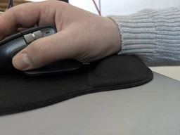 Коврик для мыши Acme Ergonomic Black  (4770070869284)