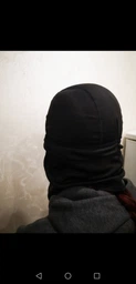 Балаклава взрослая Kashton Черная универсальная ветрозащитная с удлиненной шеей Подшлемник унисекс фото от покупателей 2