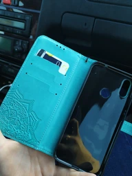 Чехол Vintage для Xiaomi Redmi Note 7 книжка кожа PU серый фото от покупателей 10