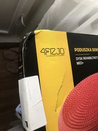 Балансувальна подушка-диск 4FIZJO PRO+ 33 см сенсомоторна, масажна Grey (P-5907739314475) фото від покупців 12