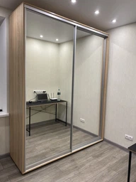 Шкаф-купе Фенікс Зеркало 120x60x240 см двухдверный Дуб сонома (FM007859)