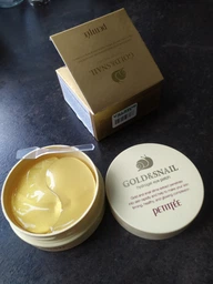 Гидрогелевые патчи для глаз Petitfee Gold & Snail Hydrogel Eye Patch Золото-Улитка 60 шт (8809239802872) фото от покупателей 2