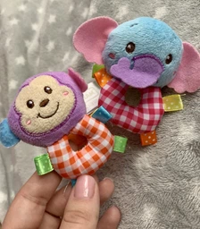 Погремушка-браслет Baby Team Слоник и обезьянка (8504 слоник-обезьянка) фото от покупателей 2