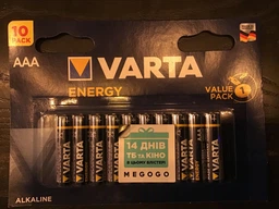 Батарейки Varta Energy AAA BL 4 (4103229414) фото от покупателей 11