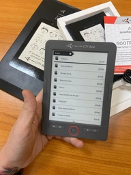 Электронная книга AirOn AirBook City Base Grey; 6" (800х600) E Ink Carta, ОЗУ 128 МБ, 4 ГБ встроенная + microSD до 32 ГБ, 1500 мАч, 164 х 116 х 8.6 мм, 160 г, серый фото от покупателей 3