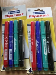 Набор маркеров для бумаги Centropen Flipchart 2.5 мм 4 шт (8550/4/BL)