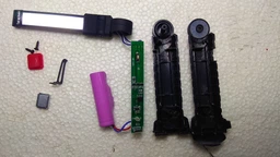 Светодиодный фонарь кемпинг W51 SMD + COB, красный + белый, магнит, крючок,microUSB фото от покупателей 4