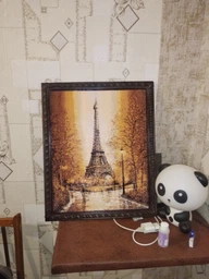 Алмазная мозаика "Осень в Париже" Алмазная мозаика 40x50см DM-257