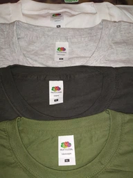 Набор футболок хлопковых длинных мужских Fruit of the loom Valueweight 06136AZ40 L 2 шт Темно-синий/Красный (5000000088484) фото от покупателей 14
