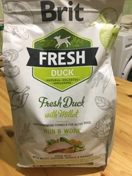 Сухий корм Brit Fresh Duck & Millet Active Run & Work для активних дорослих собак з качкою і пшоном 2.5 кг (170998/0823) фото від покупців 7