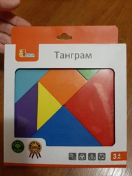 Игра-головоломка Viga Toys Цветной деревянный танграм 7 элементов (55557) фото от покупателей 2