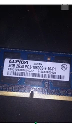 Оперативна пам'ять для ноутбука Elpida SODIMM DDR3 2Gb 1333MHz 10600s CL9 (EBJ20UF8BCS0-DJ-F) Б/У
