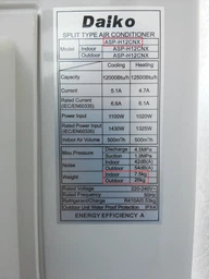 Кондиционер DAIKO ASP-H09CNX/AS-H09CNX серии LUX фото от покупателей 8