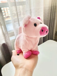 Интерактивная игрушка Na-Na IF43S "Свинка", двигающая хвостом и головой 16 см (T16-020)