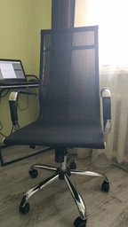 Кресло офисное AMF Slim Net HB (XH-633) черный (механизм Tilt/металл/ткань сетка) (512065) фото від покупців 3