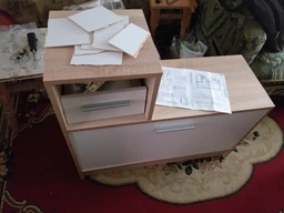 Прихожая Фенікс Модерн тумба 80х30x74 см Дуб сонома/Белый (FM005236) фото от покупателей 17