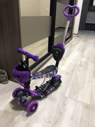 Дитячий самокат Mini Micro Орхідеї Світяться колеса 1.5-4 роки фото от покупателей 5