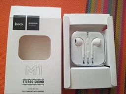 Навушники HOCO M1 Original Series Earphones (3.5 mm mini-Jack) з мікрофоном White фото від покупців 13