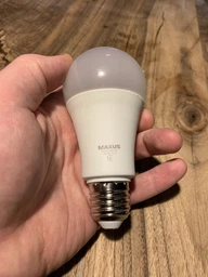 Лампа светодиодная Maxus А60 12W 4100K E27 220V (1-LED-778) фото от покупателей 14