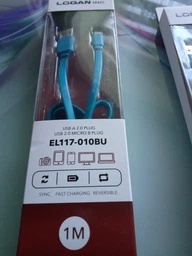 Кабель Logan USB-A 2.0 - microUSB 1 м Black (EL117-010BK) фото от покупателей 14
