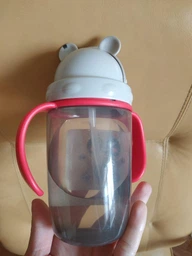 Кухоль Canpol Babies Hello Little з трубочкою 400 мл Бежевий (56/500_bei) фото от покупателей 3