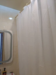 Шторка для ванної кімнати Polyester RICCO біла 180х200 см, Spirella 10.43814 фото від покупців 1