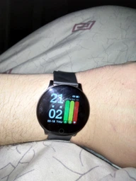Розумний Фітнес браслет Smart Band B12 темно-синій фото від покупців 7