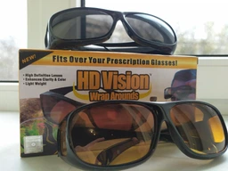 Антибликовые очки для водителей HD Vision Wrap Arounds 2в1 Original 20x5 Антиблик (id26) фото от покупателей 6