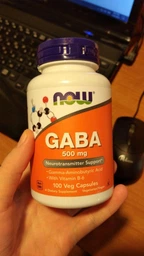 Аминокислота NOW Foods ГАМК (Гамма-аминомасляная кислота) 500 мг 100 капсул NOW00087