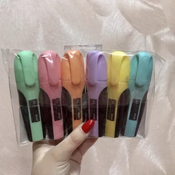 Набір текст-маркерів Buromax Pastel гумовi вставки 6 штук (BM.8905-96)