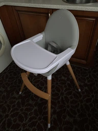 Стільчик для годування 2 в 1 Kinderkraft Fini Gray (KKKFINIGRY0000) (158388) фото від покупців 3