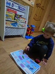 Полка для книг по методике Монтессори Infancy Зигзаг Серый фото от покупателей 3