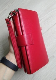 Гаманець жіночий ST Leather з натуральної шкіри великого розміру для прав (bg184fash57)