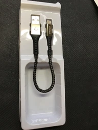 Кабель синхронізації Intaleo CB0 Lightning 0.2 м Black-Grey (1283126495618) фото від покупців 7