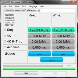 Накопичувач SSD 2.5" 240GB Kingston (SA400S37/240G) Kingston SA400S37/240G 910988 фото від покупців 2