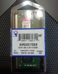 Оперативна пам'ять Kingston SODIMM DDR4-2400 8192MB PC4-19200 (KVR24S17S8/8)