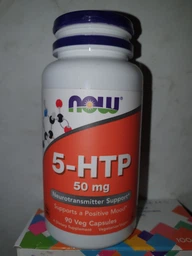 Антидепресант Now Foods 5-HTP 50 мг 30 капсул фото від покупців 2